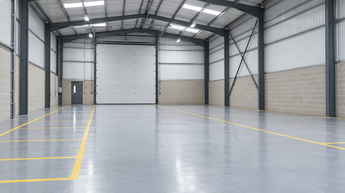 Light industrial concrete floor coating